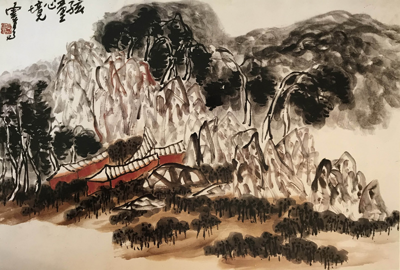 Chinese Paintings by H.H. Dorje Chang Buddha III-图片2