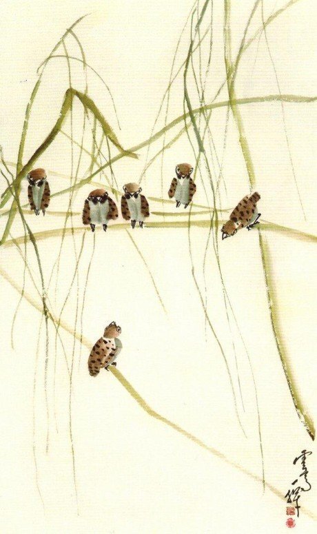 Chinese Paintings by H.H. Dorje Chang Buddha III-图片6