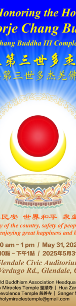 恭迎  南無第三世多杰羌佛佛誕法會